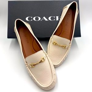 New - COACH Women’s Leather Loafer, Size 7
